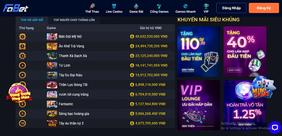 Mẹo chơi nổ hũ VK999